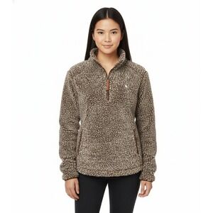 Southern Shirt Pullover Womens Medium Gray 1/4 Zip Fleece Sherpa Outdoors Ladies